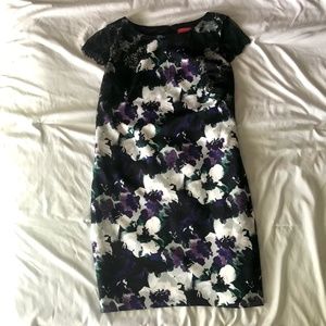 SALE!! Signature by Sangria Purple Floral Dress